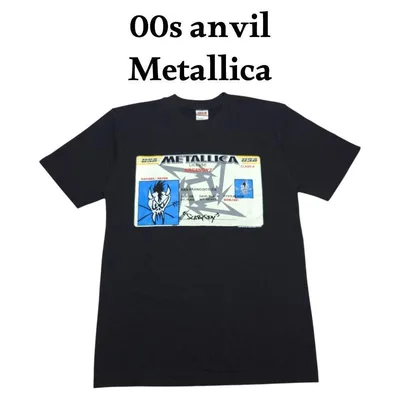 00s anvil METALLICA 両面ビッグプリントTシャツ メタリカ