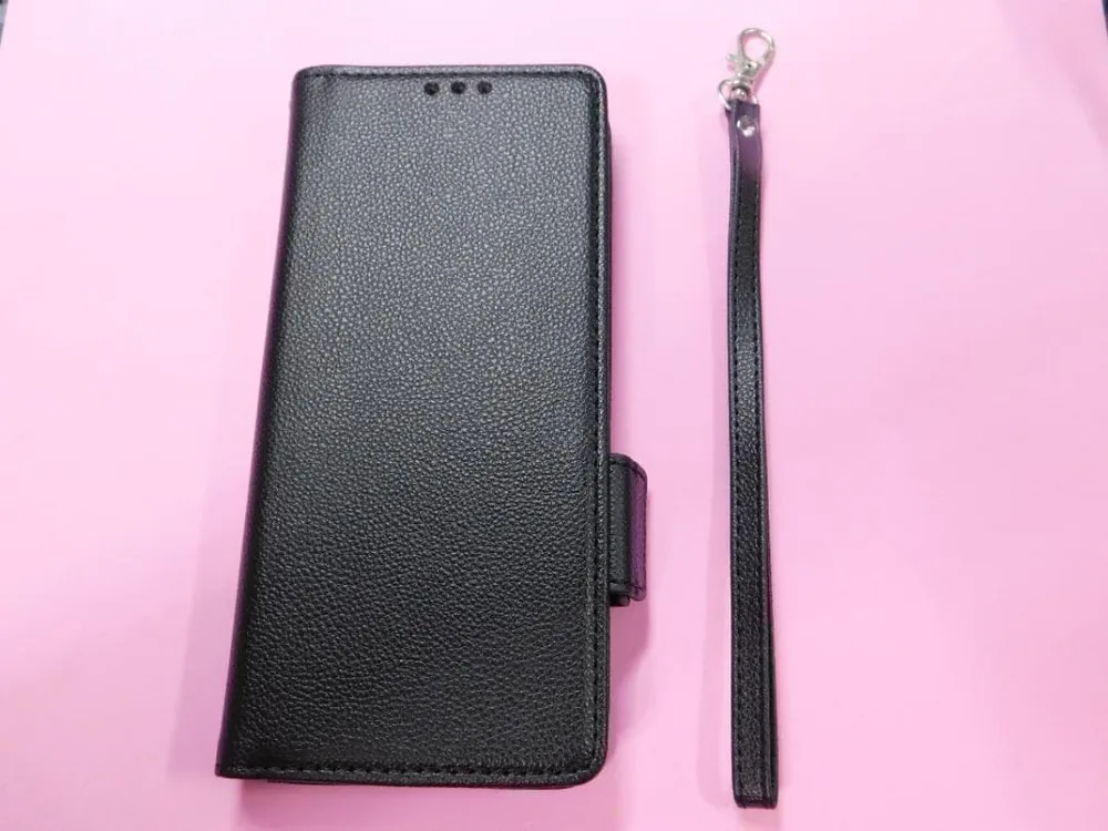 @★新品★手帳型ケース・カバー(GalaxyZ Fold5 フォールド5用)黒★