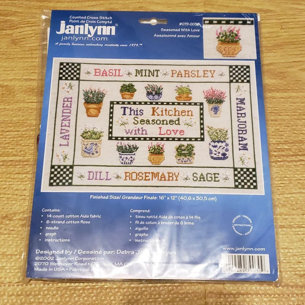 JANLYNN Seasoned with Love クロスステッチキット