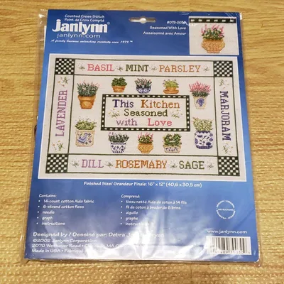 JANLYNN Seasoned with Love クロスステッチキット