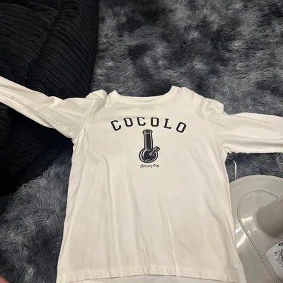 COCOLO BLAND 長袖カットソー ロングTシャツ ホワイト S