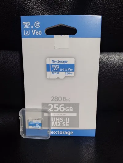Nextorage UHS-II microSD U3 V60 256GB ②