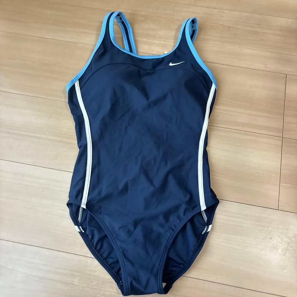 NIKE スクール水着 ワンピース ネイビー