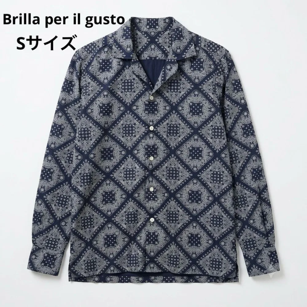 Brilla per il gusto 総柄シャツ 長袖