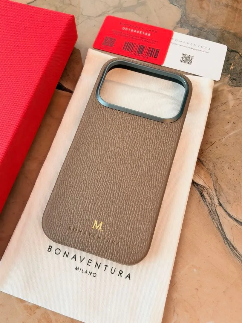 【新品・正規品】Bonaventura iPhone18pro エトープ 箱付き