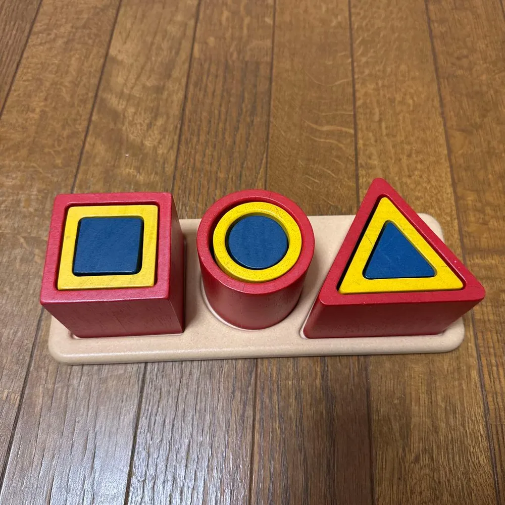 木製知育玩具 入れ子 パズル