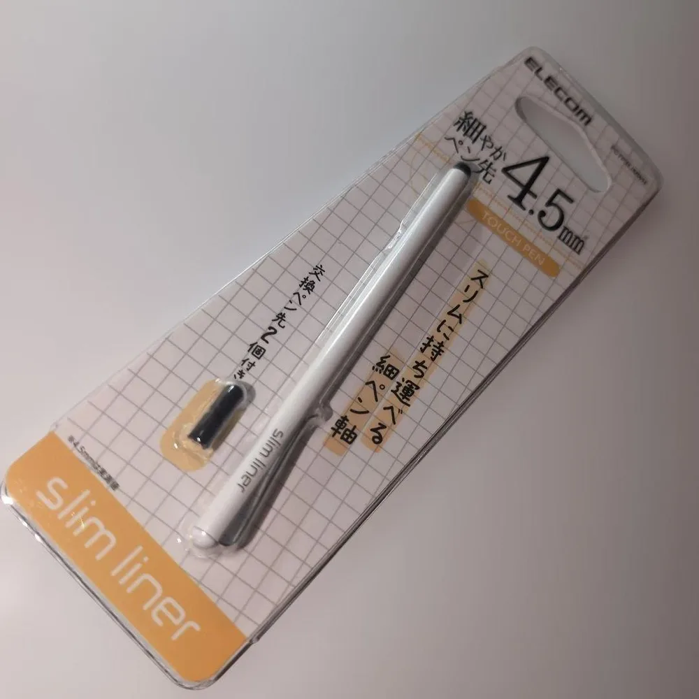 タッチペン スリムライナー ホワイト【ELECOM】