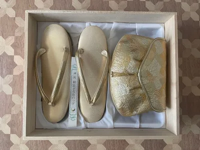 草履 バッグ セット ゴールド 和装小物