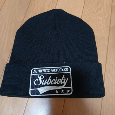 Subciety ニット帽 ブラック