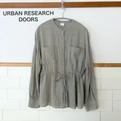 URBAN RESEARCH DOORS 薄手長袖シャツ ウエストドロスト
