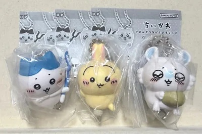ちいかわ つまんでつなげてますこっと ハチワレ うさぎ モモンガ