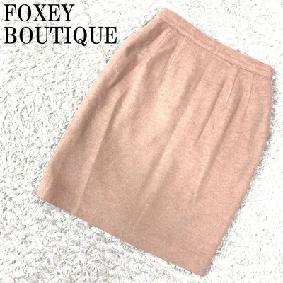 FOXEY BOUTIQUE タイトスカート ピンク 40 B2594