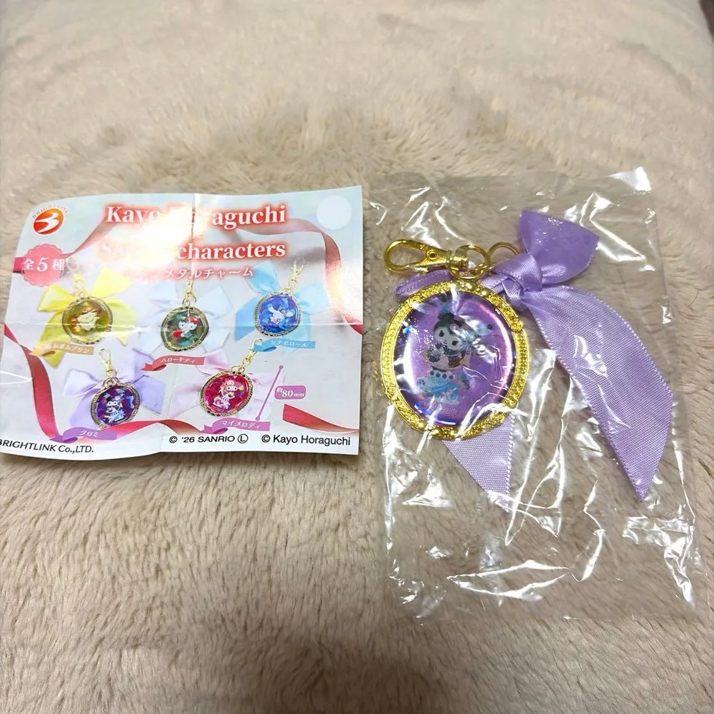 サンリオキャラクターズ リボンメタルチャーム クロミ