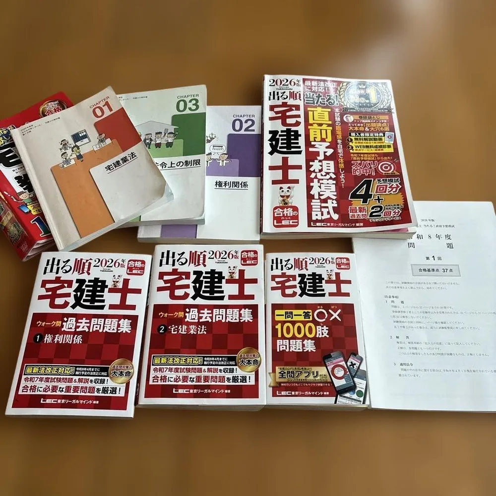 2026年版 宅建士 参考書・問題集セット