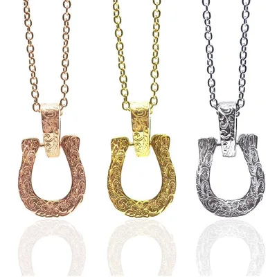 【新品】※残り僅か ハワイアンジュエリー ホースシュー ネックレス ゴールド