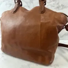 genten ゲンテン 本革 ベジタブルタンニンレザー 2wayトートバッグ