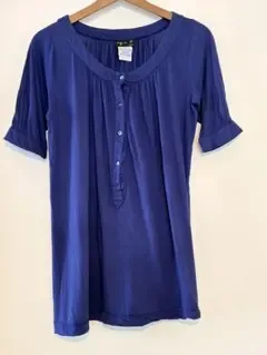 アニエスベー パリス agnes b. PARIS 半袖 チュニック ブルー 1