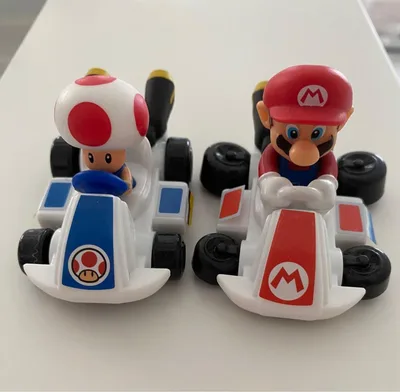 マリオカート おもちゃ マック キノピオ マリオ ミニカー 2個 SALE