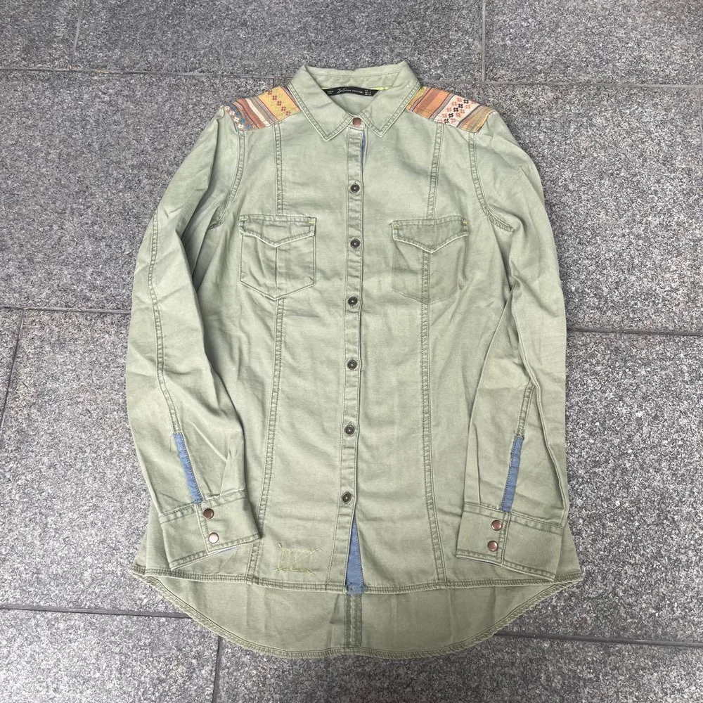 ZARA ザラ シャツ S ミリタリー 美品