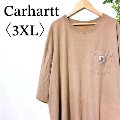 カーハート K87 ポケットTシャツ 3XL ベージュ オーバーサイズ 2015