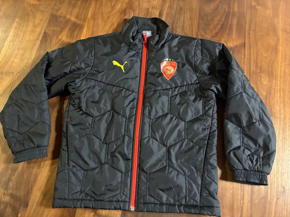 PUMA FC キッズ 中綿ジャケット ブラック