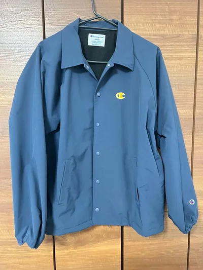 Champion ネイビー ナイロンジャケット Lサイズ チャンピオンアウター