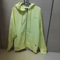 NERDY ジップアップパーカー イエロー サイズM