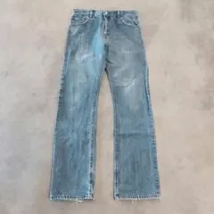 リーバイス517 Levis W33 フレアデニム 青 古着 ブーツ 20052