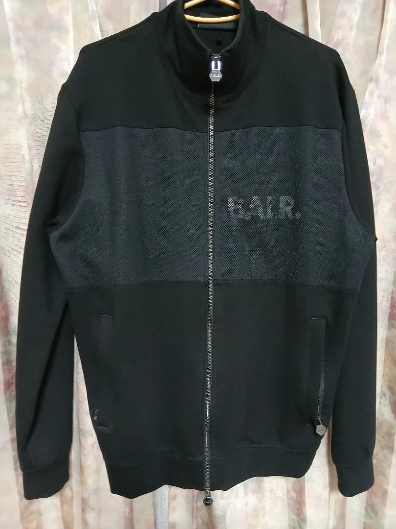 BALR. メッシュパネル トラックジャケット ブラック
