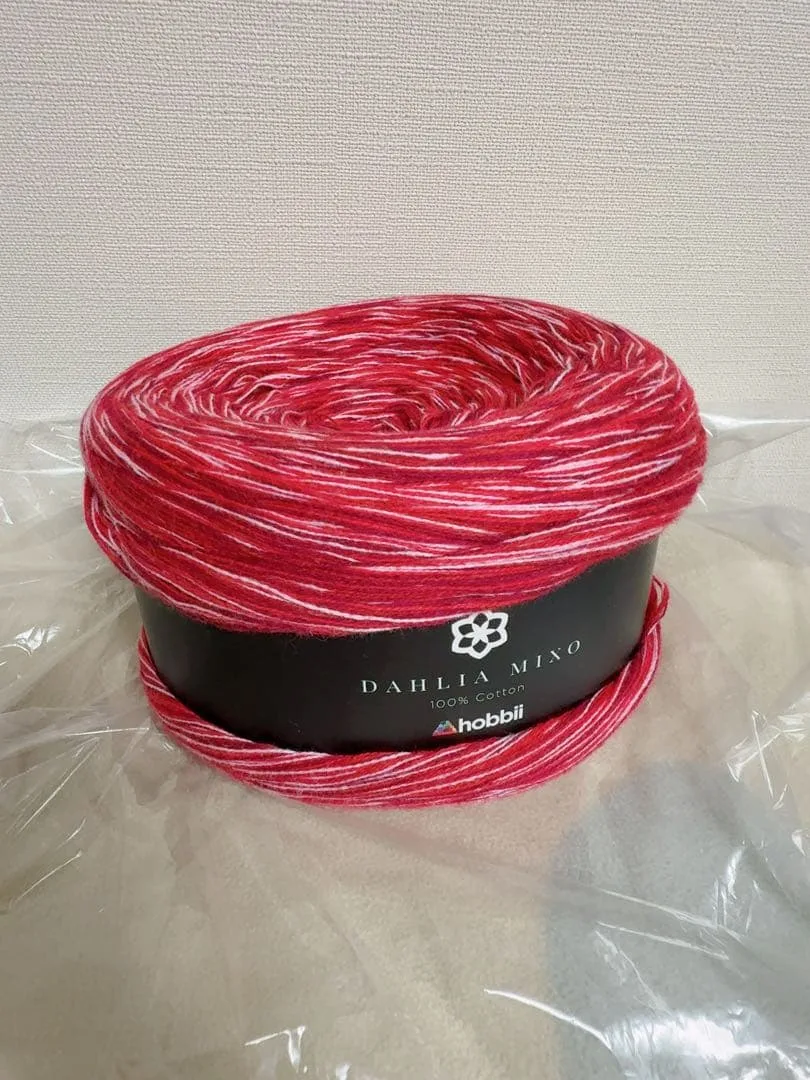 Hobbii Dahlia Mixo コットン毛糸 レッド系