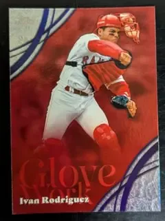 【即購入可】Topps Ivan Rodriguez Glove Work
