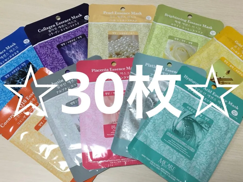 10種類30枚 韓国 MIJIN COSMETICS フェイスマスク パック
