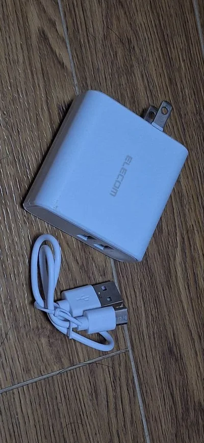 ELECOM USB充電器 EC-AC03 2ポート