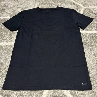 Paul Smith ポールスミス 半袖 Tシャツ ブラック 無地 メンズ M
