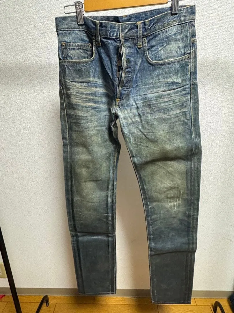 DIOR HOMME 爪跡 04ラスターコーティングデニム 27