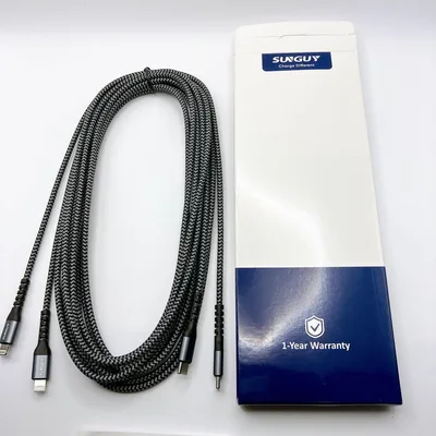 【新品】SUNGUY USB Type-C ケーブル 3m×2本セット 高耐久