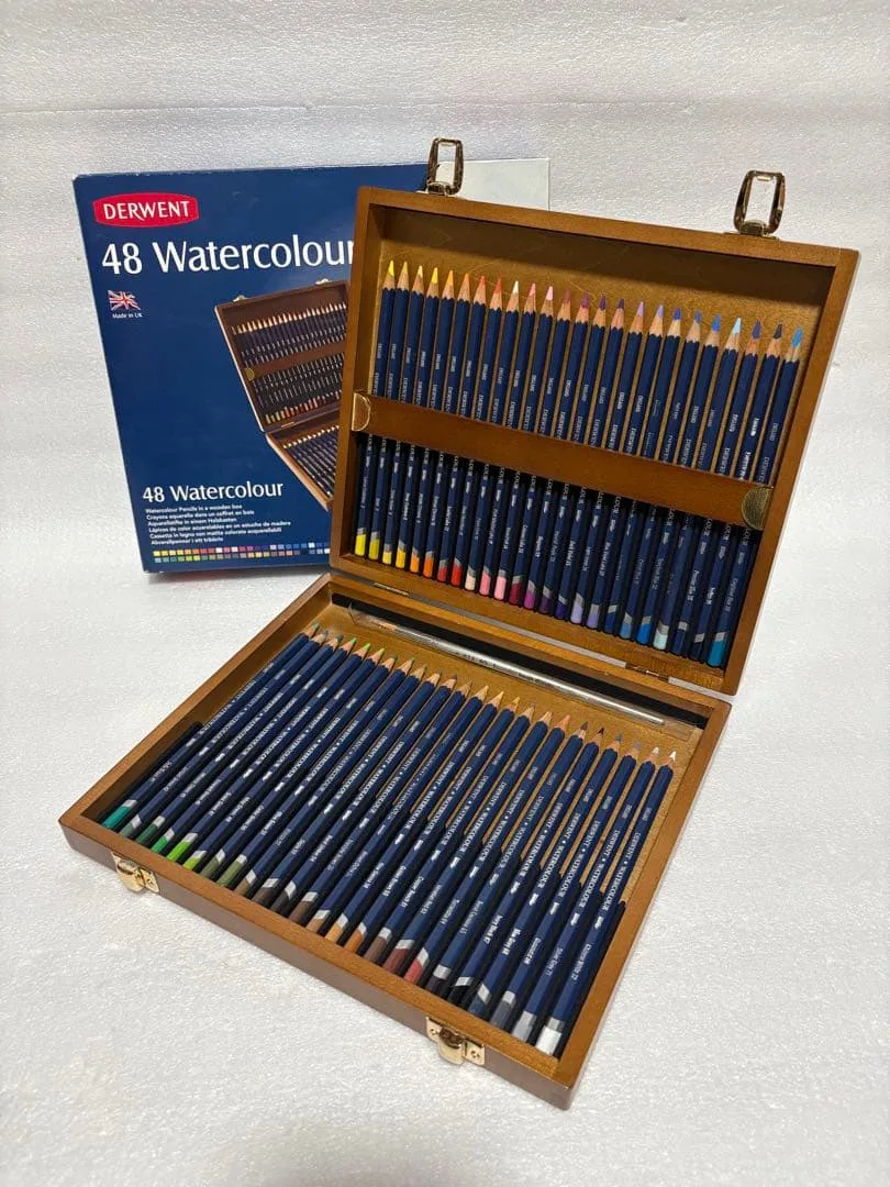 ชุดดินสอไม้สีน้ำ Derwent 48 สี