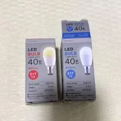ニトリ DAY&Value LED電球 40形相当 2個セット 電球色・昼白色