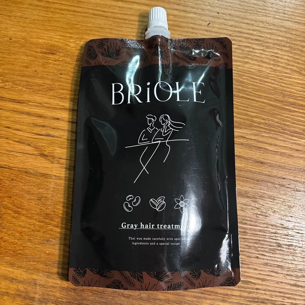 BRIOLE ヘアカラークリームトリートメント オニキスブラウン 250g