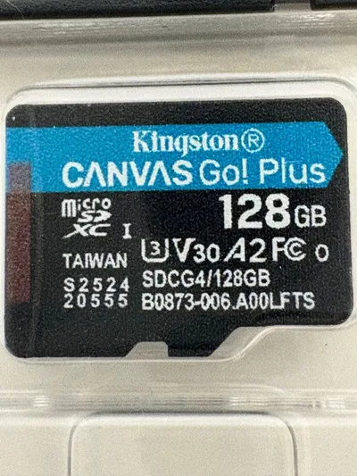 Kingston microSD128GB CANVAS Go! Plus