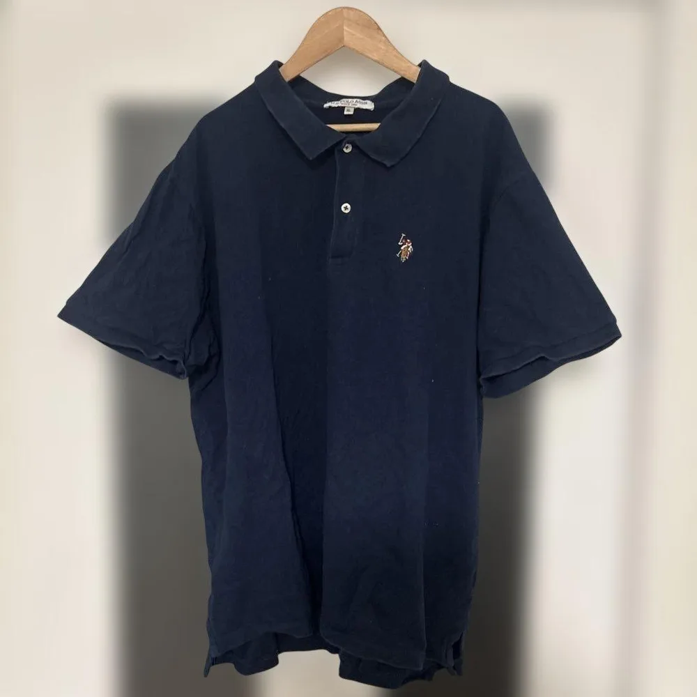 U.S. POLO ASSN. ポロシャツ ネイビー XL
