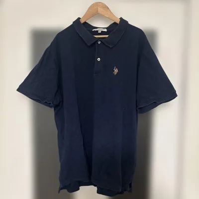 U.S. POLO ASSN. ポロシャツ ネイビー XL