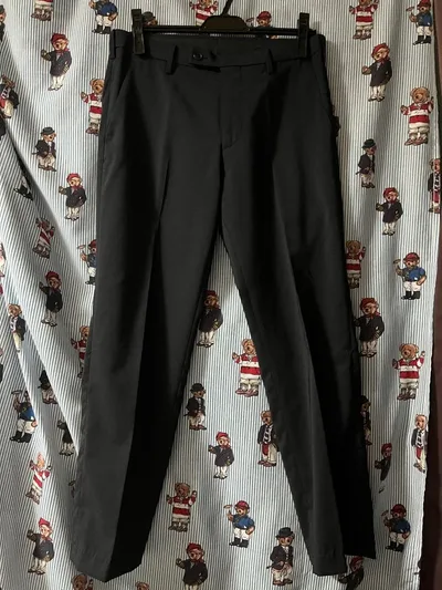 【美品】 UNIQLO スラックス 濃紺 w76