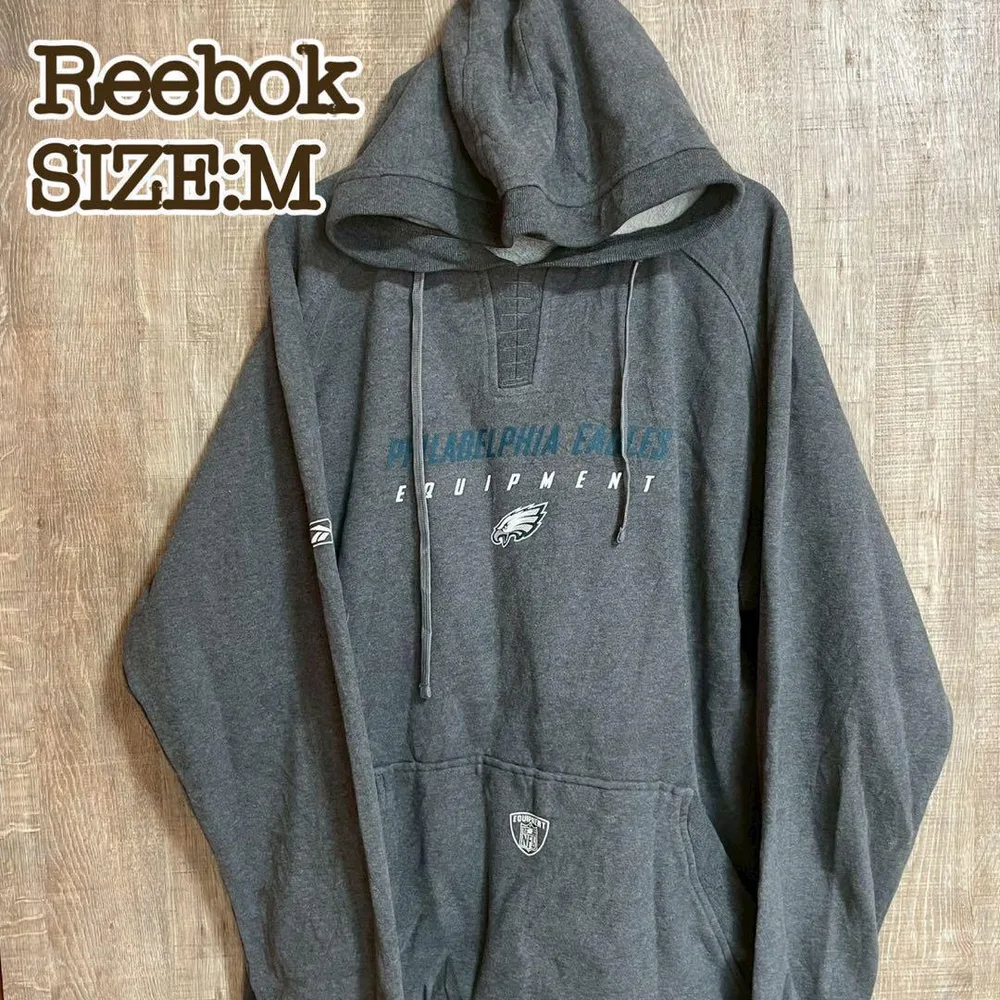 Reebok NFL フィラデルフィア・イーグルス パーカー ダークグレー M
