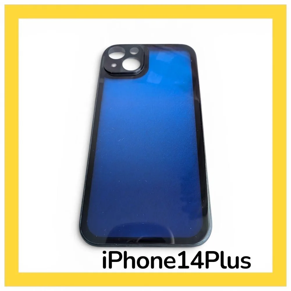 iPhone 14 Plusケース - グラデーションカラー ブルー/ブラック