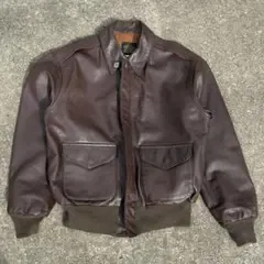 AVIREX アヴィレックス A-2 フライトジャケット 濃茶 USA製 馬革