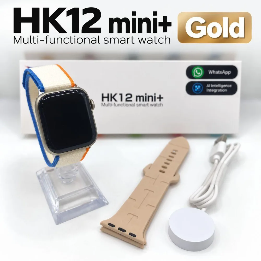 ☆最新☆ HK12 mini+ スマートウォッチ 日本語対応 LINE通知
