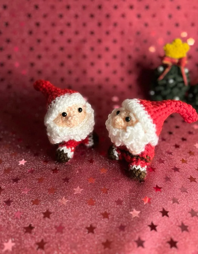 クリスマス サンタ ツリー 2点セット あみぐるみ