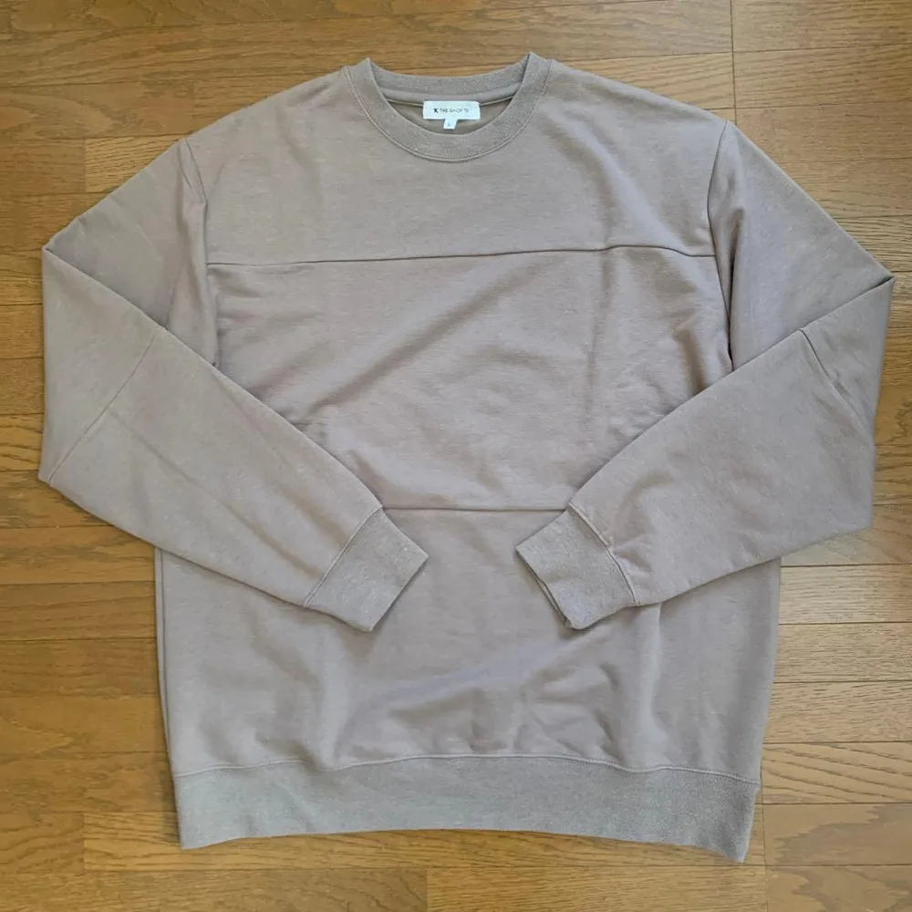 THE SHOP TK グレージュ トレーナー Lサイズ
