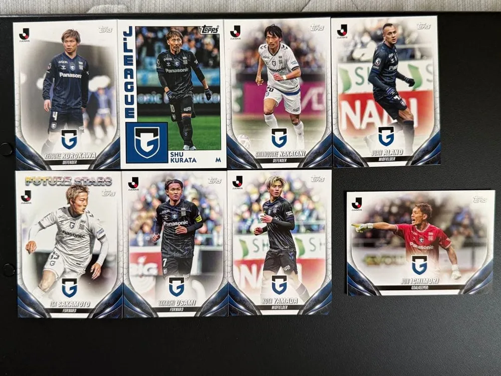 Topps Chrome Jリーグ ガンバ大阪 8枚セット